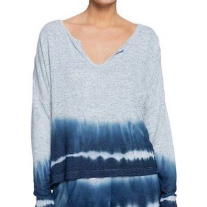 ROXY Super Soft Staying True Crew Dip Dye Long Sleeve PJ TOP Only